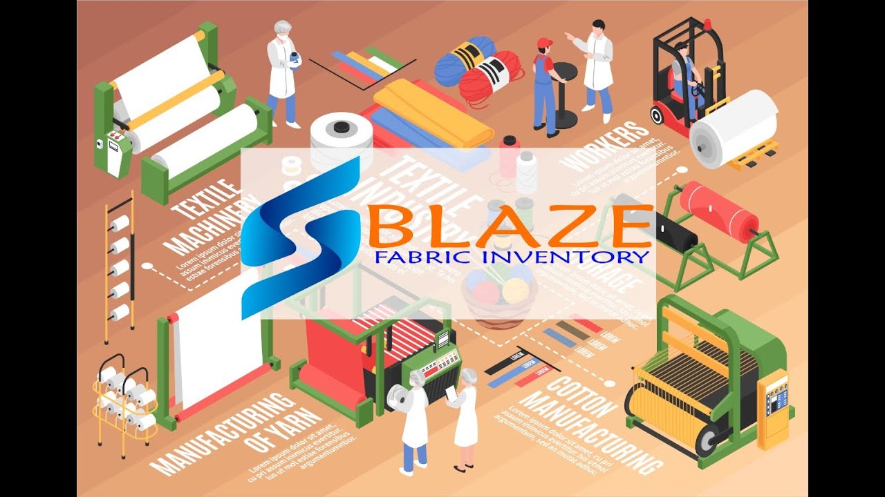 Blaze Fabric Inventory System By Efficient ERP