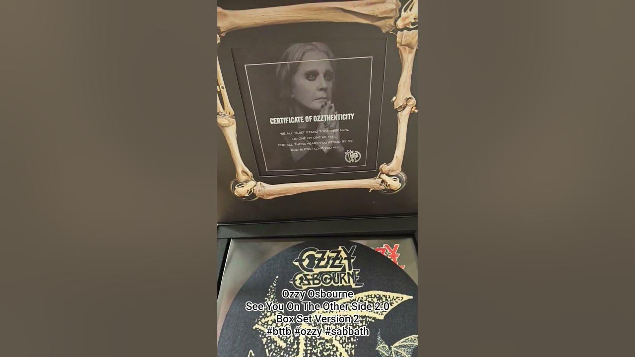 Ozzy Osbourne - See You On The Other Side 2.0 - Box Set Version 2 #bttb #ozzy #sabbath