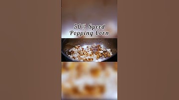 Slow Motion - Popping Popcorn
