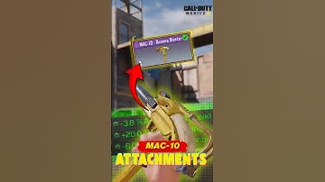 MAC-10 BEST ATTACHMENTS 🔥,#codm #shorts #callofduty #gaming #domgaming