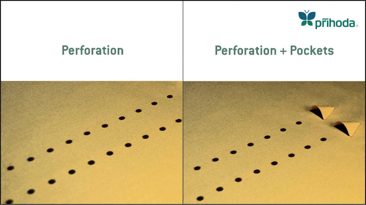 PRIHODA Fabric ducting - Function of Fabric Pockets