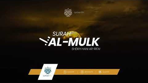 Emotional Surah Al - Mulk By Sheikh Hani Ar Rifai..💖💖