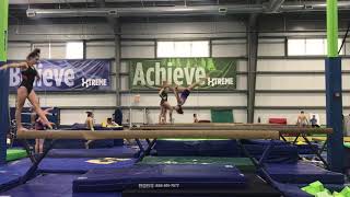 Carley Scott Beam- Round Off Double Tuck Dismount