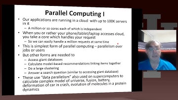 IU X Informatics Unit 17  Parallel Computing 1 Parallel Computing and Big Data 720p