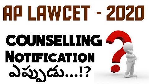 Ap Lawcet & PGLCET 2020 Counselling Update | By Krishna
