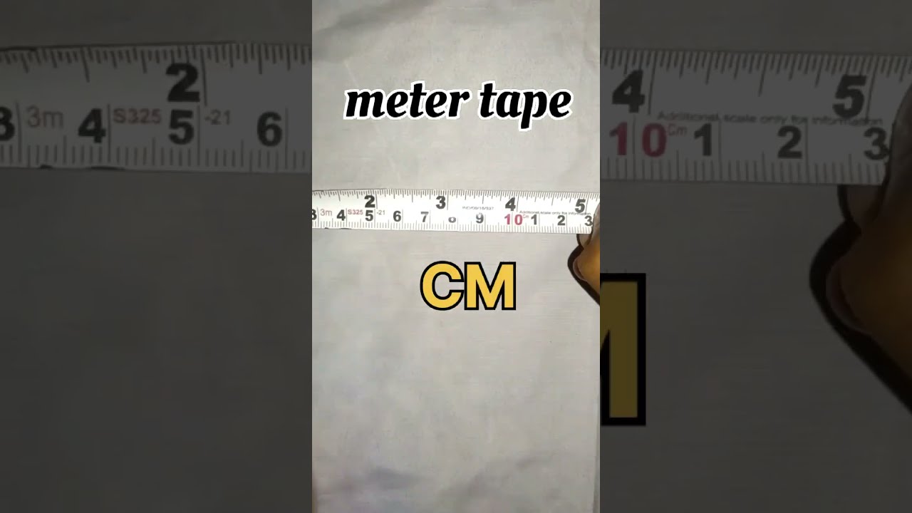 How To Find Centimetre And Inch Ll Meter Tape Trendingshorts