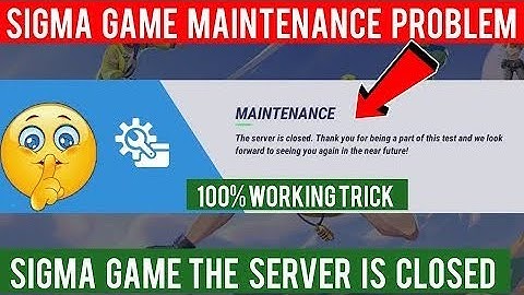 Sigma Game Maintenance Problem | Freefire Lite open nhi ho Raha 💯 solution  | Sigma Game Not Opening