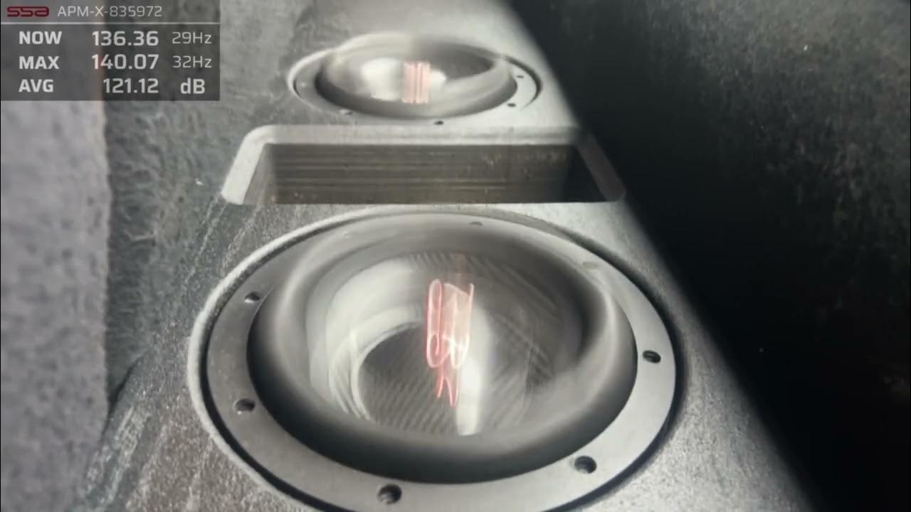 B2 audio rampage 8 v2 140 32hz in a 2 5net tuned 33hz 925 a pair