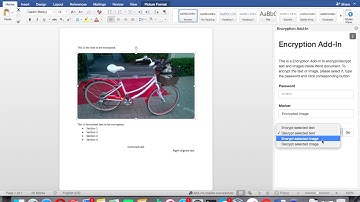Encryption in Microsoft Word with Saferoom Encryption Add-In