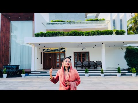 വെറും വീടല്ല ഒരു ഒന്നൊന്നര വീടാണ്/courtyard,lift,waterbodies ...amazing Home&interior/home Tour