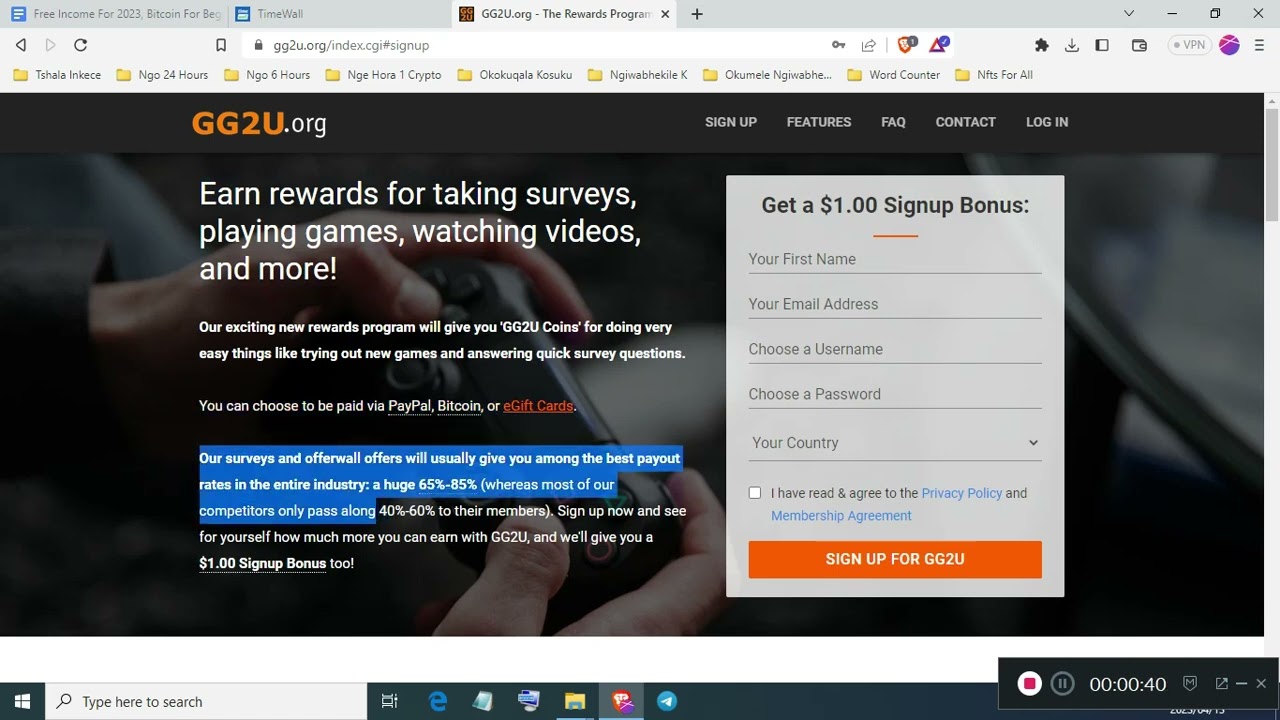 Claim Free Paid By Watching Short Videos At GG2U