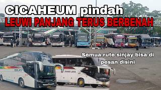 Condition of Leuwi Panjang Terminal, Bandung on weekends