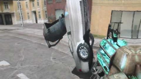 gmod 9 break dancing car!!