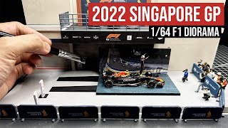 Building a 2022 F1 Singapore GP Diorama in 1/64 scale