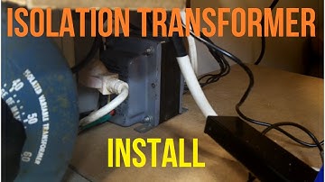 DERB - Isolation Transformer install