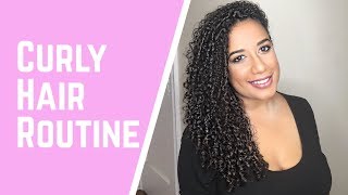 How to style curly hair (Curly Hair Routine) | Chicks with Curls