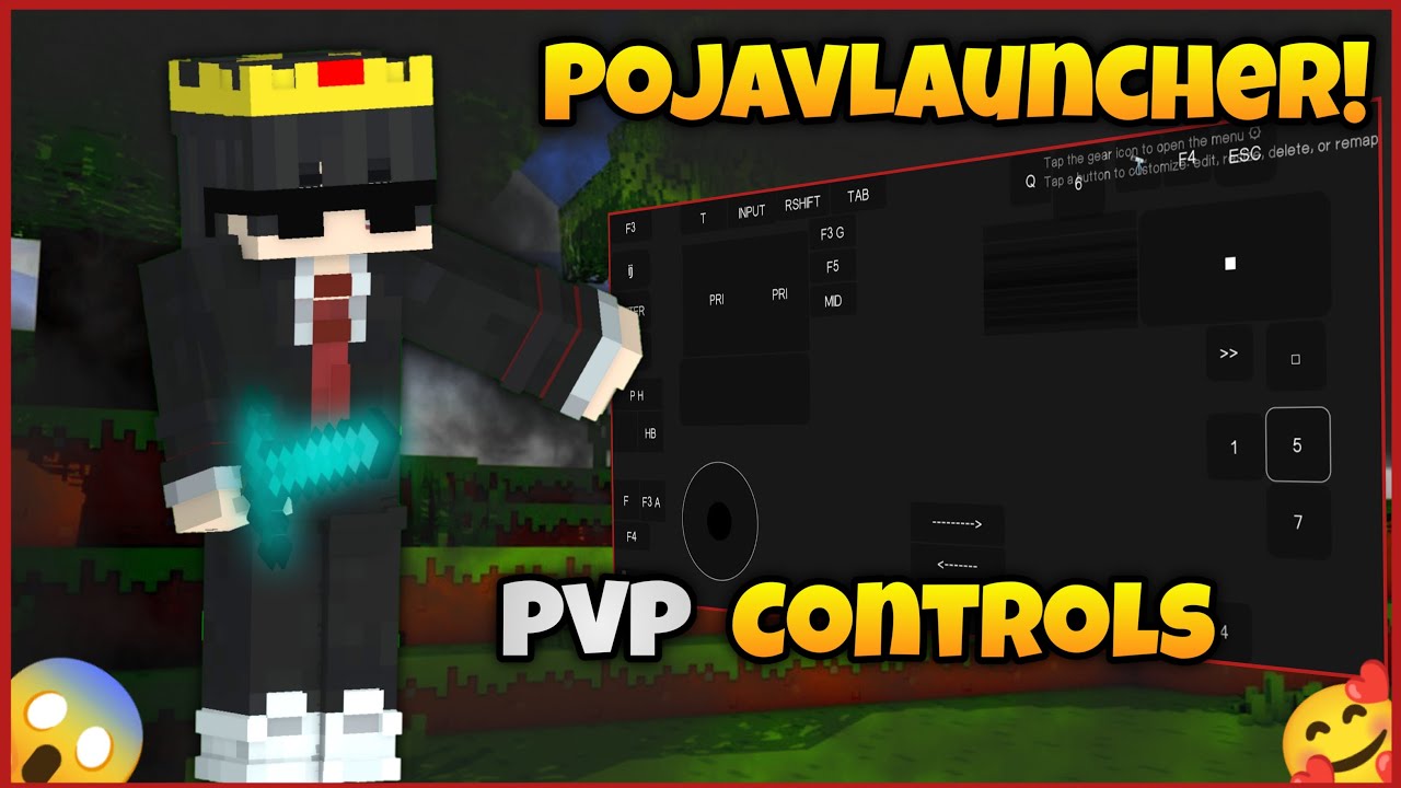 Best PojavLauncher PVP Controls (Mobile)