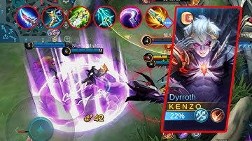 DYRROTH BEST GUIDE TO RANK UP FASTER IN 2025! NEW WTF IMMORTAL GOD BUILD IN JUNGLE LANE MLBB
