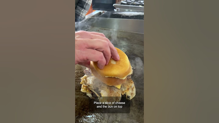 George Motz Fried Onion Burger