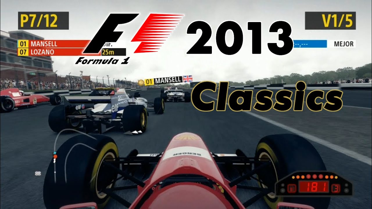F1 2013 - F1 Classics - Modo Recreaciones (Al completo) - YouTube