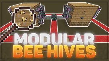 Modular Bee Hives make Productive Bees OP in All The Mods 10
