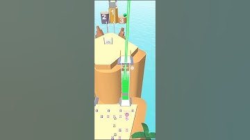 bridge race ASMR level 86 | relaxing sound satisfying mode #gameplay #asmrgaming