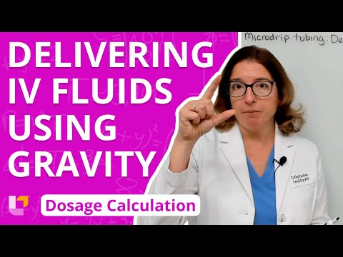 Delivering IV Fluids