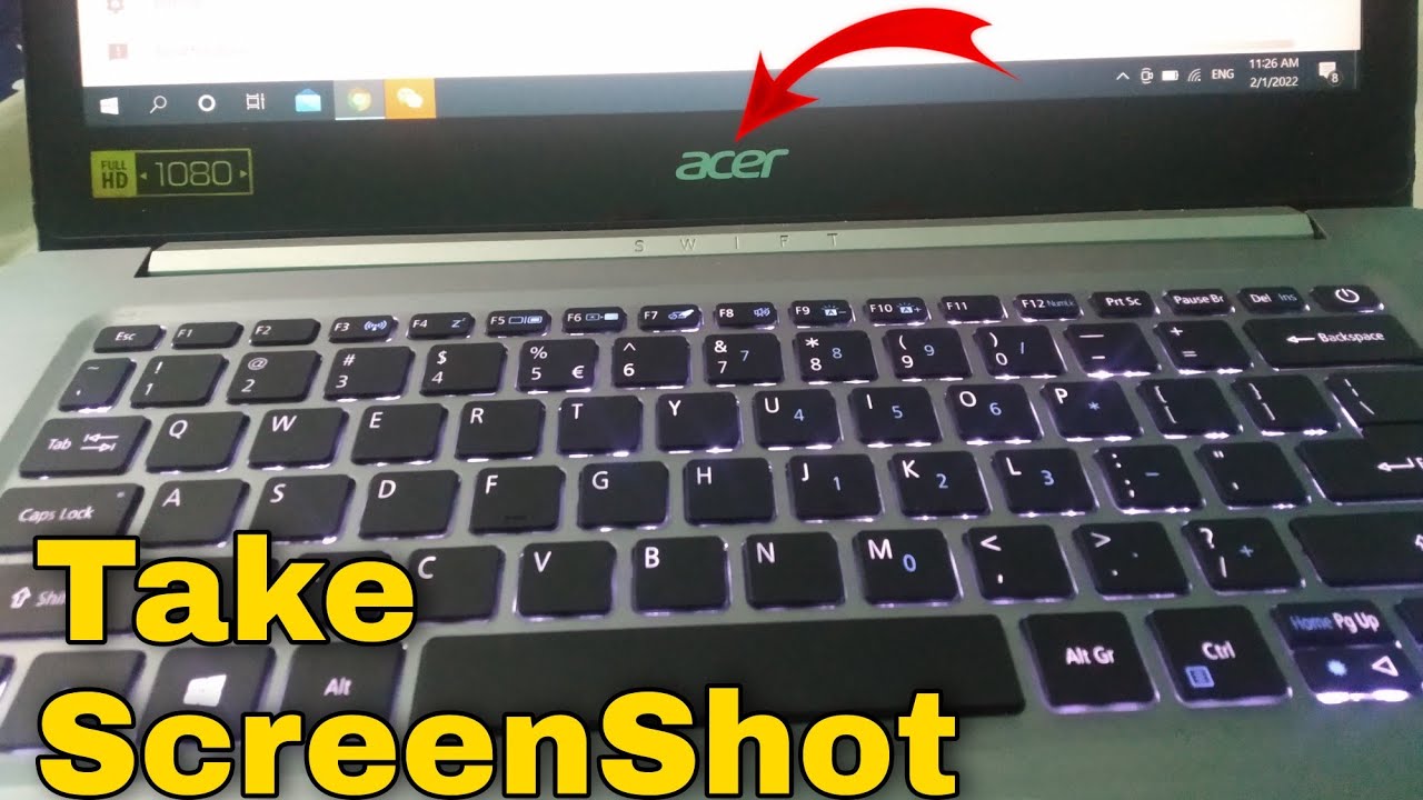 How To Take A Screenshot On Acer Laptop YouTube