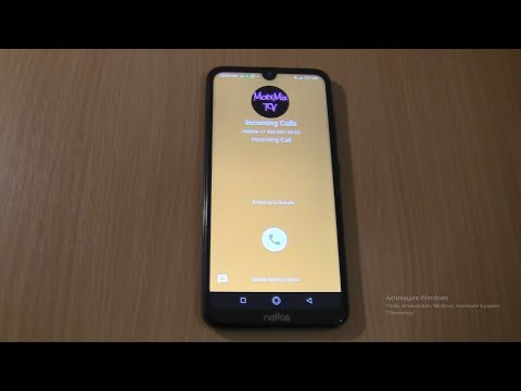 Nokia 5.1 Plus on Neffos X20 incoming call via Fake call