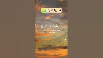 آيات مباركة من سورة الزمر...لا أعلم القارئ💠 #انشروا_القران #اكتب_شي_توجر_عليه
