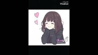 اغنية هي الي فقلبي علي صور بنات انمي كيوت🥰🥰🥰