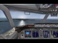 B737 landing at princess juliana intl airport caribbean airlines fsx