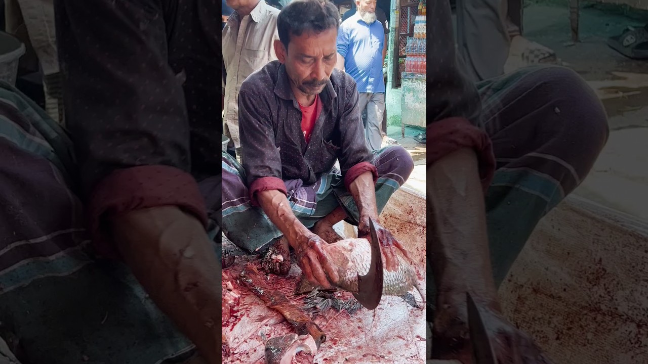 Amazing Big Telapia Fish Cutting Skill. 🐠 