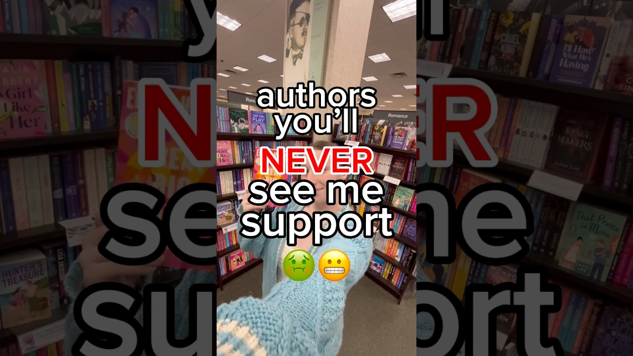 Authors you’ll never see me support #books #booktok #booktube #reading #bookreview #bookish #read