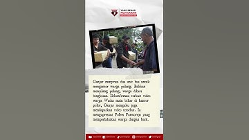 PULANGKAN WARGA WADAS DARI POLRES, GANJAR SEWA DUA BUS