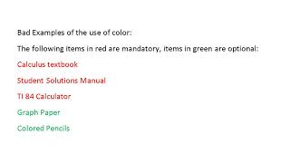 MS Word Color Contrast