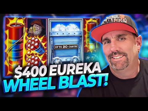 Slot Hubby Spins Eureka Wheel Blast with $400 💥 Baldini’s Sparks Nevada
