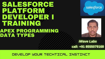 Salesforce Platform Developer - Apex Data Types - I || iWave Labs