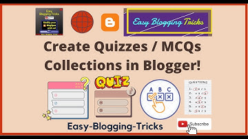 How to Add/Create RESPONSIVE Stylish Quizzes/MCQs Question Collections in Blogger? Quiz in Blogger!