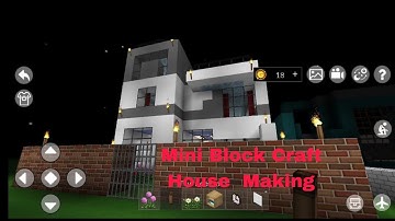 Mini block craft game #miniblockcrafthousemaking  #miniblockcraft  #gaming #games 