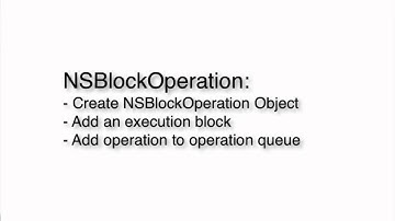 iOS multithreading using NSOperation & NSOperationQueues