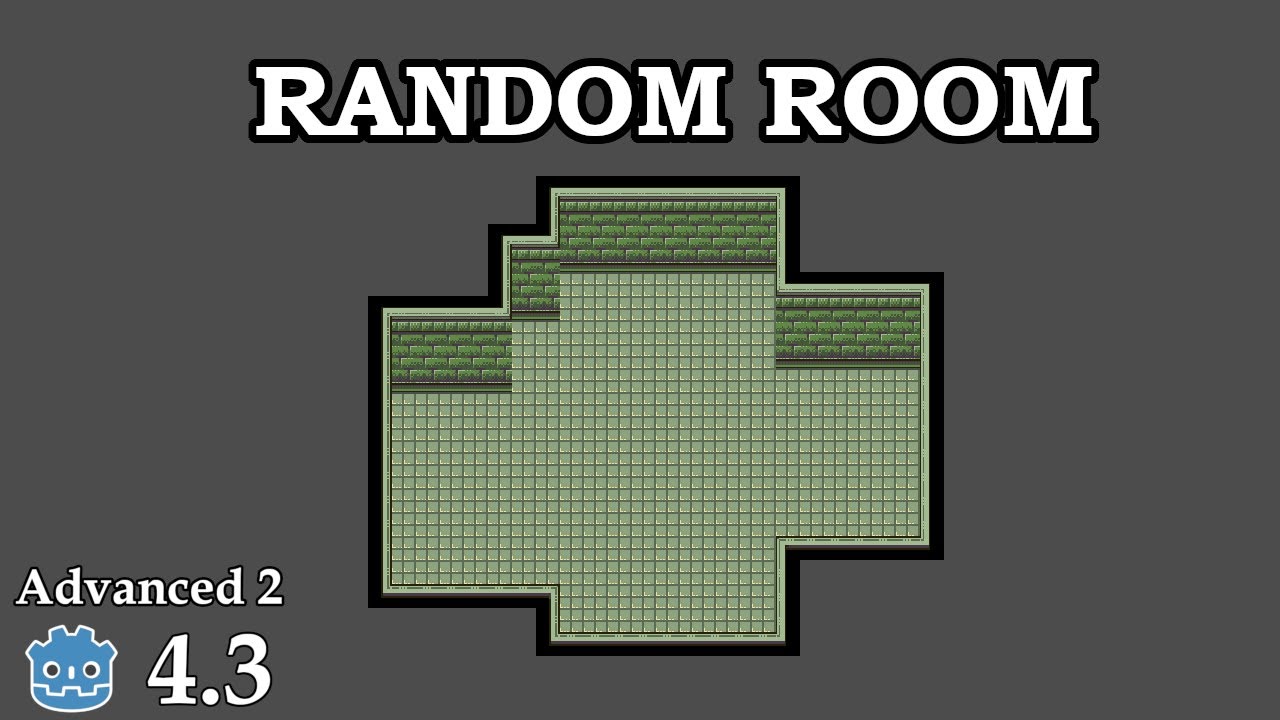 how to create a random room - Learn Godot 4 2D - no talking - YouTube