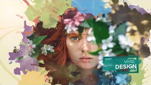 Watercolor Parallax Slideshow | After Effects Template | Video Displays