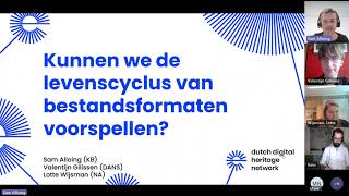 Preservation Watch Webinar | Kunnen we de levenscyclus van bestandsformaten voorspellen?