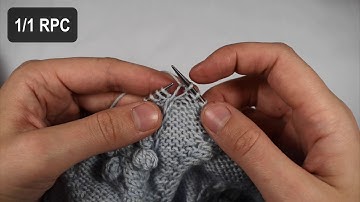 1/1 RPC - #ruffleschmuffle - mini knitting demo