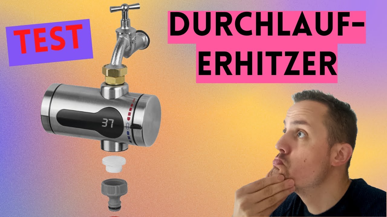 Universal Durchlauferhitzer 3600 Watt für Garten im Test. Was kann er