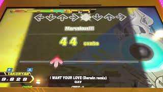 【DDR A3】I WANT YOUR LOVE (Darwin remix)【DP BASIC】