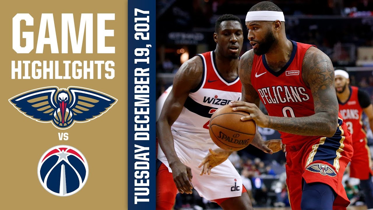 lonzo ball injury Pelicans Game Highlights vs. Washington Wizards - 12/19/17