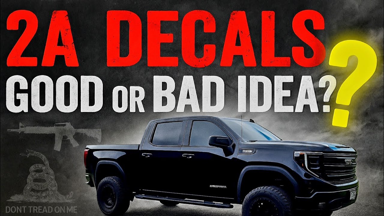 2nd Amendment Decals Smart or Dangerous Move on your Truck?