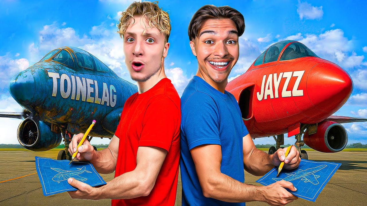 Celui qui Construit le Meilleur AVION Gagne ! (ft. Toinelag)